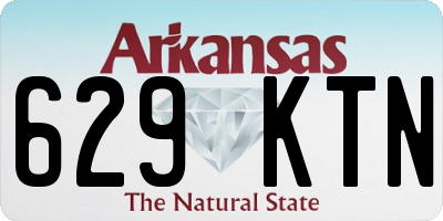 AR license plate 629KTN
