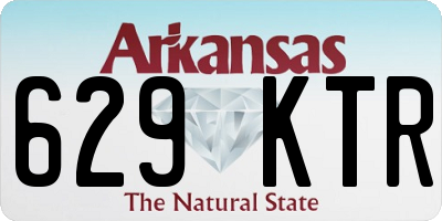 AR license plate 629KTR