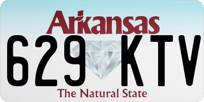 AR license plate 629KTV