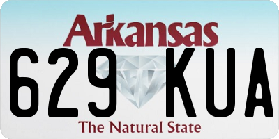 AR license plate 629KUA