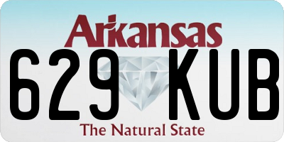 AR license plate 629KUB
