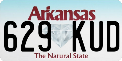 AR license plate 629KUD