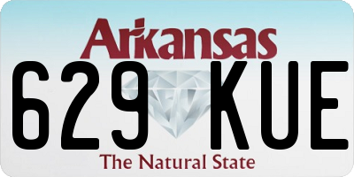 AR license plate 629KUE