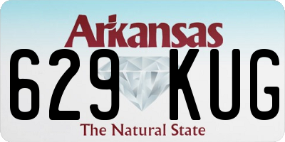 AR license plate 629KUG