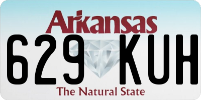 AR license plate 629KUH