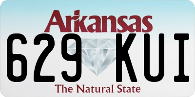 AR license plate 629KUI