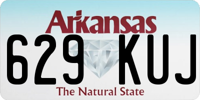 AR license plate 629KUJ
