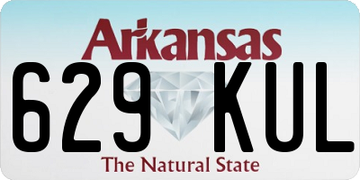 AR license plate 629KUL