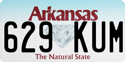 AR license plate 629KUM
