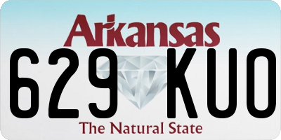 AR license plate 629KUO