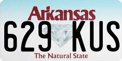 AR license plate 629KUS