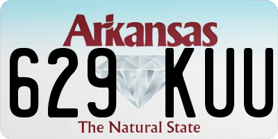 AR license plate 629KUU