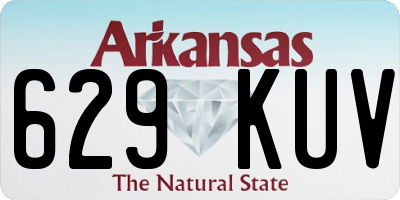 AR license plate 629KUV
