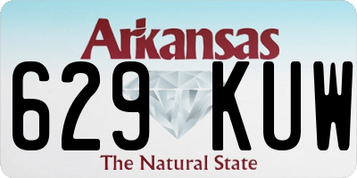 AR license plate 629KUW