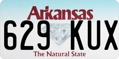 AR license plate 629KUX