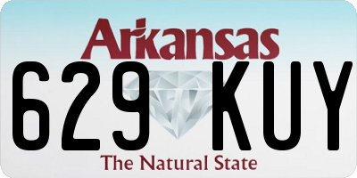 AR license plate 629KUY