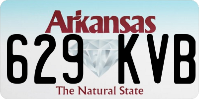 AR license plate 629KVB