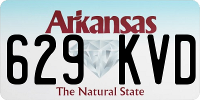 AR license plate 629KVD
