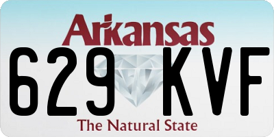 AR license plate 629KVF