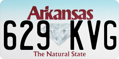 AR license plate 629KVG