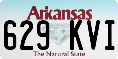 AR license plate 629KVI