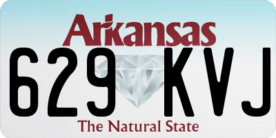 AR license plate 629KVJ