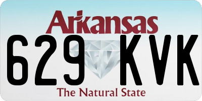AR license plate 629KVK