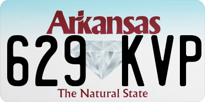 AR license plate 629KVP