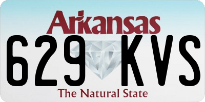 AR license plate 629KVS