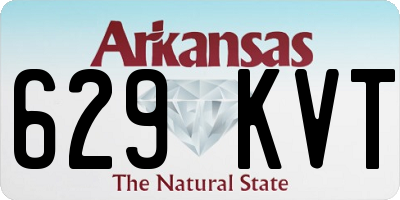 AR license plate 629KVT