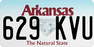 AR license plate 629KVU