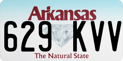 AR license plate 629KVV