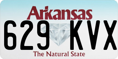 AR license plate 629KVX