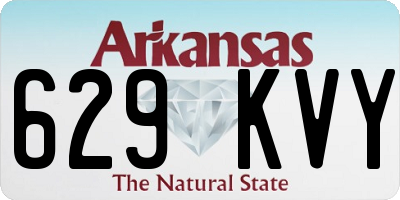 AR license plate 629KVY