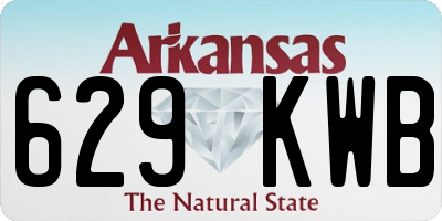 AR license plate 629KWB