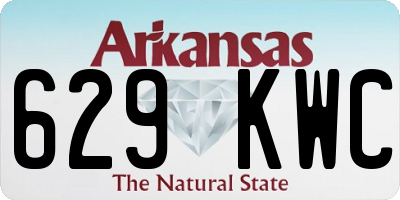 AR license plate 629KWC