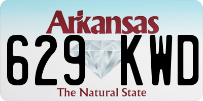 AR license plate 629KWD