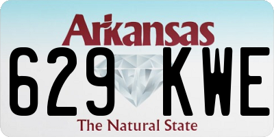AR license plate 629KWE