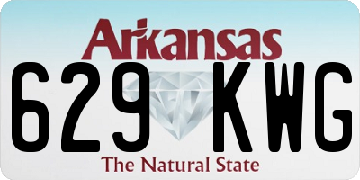 AR license plate 629KWG