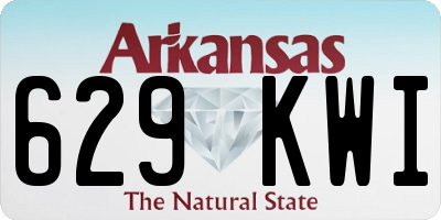 AR license plate 629KWI
