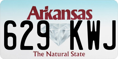 AR license plate 629KWJ
