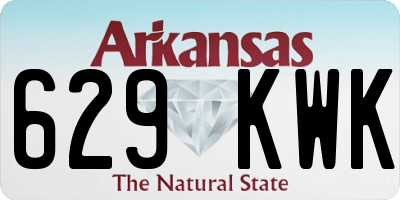 AR license plate 629KWK