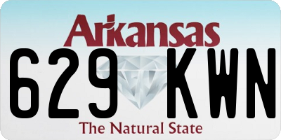 AR license plate 629KWN