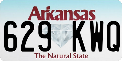 AR license plate 629KWQ