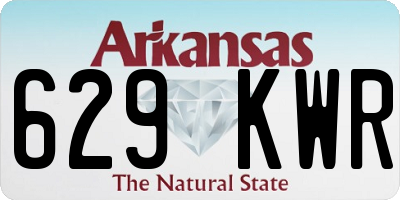AR license plate 629KWR