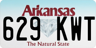 AR license plate 629KWT