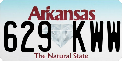 AR license plate 629KWW