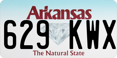 AR license plate 629KWX