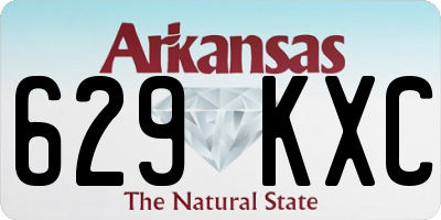 AR license plate 629KXC