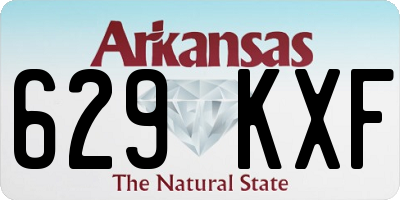 AR license plate 629KXF